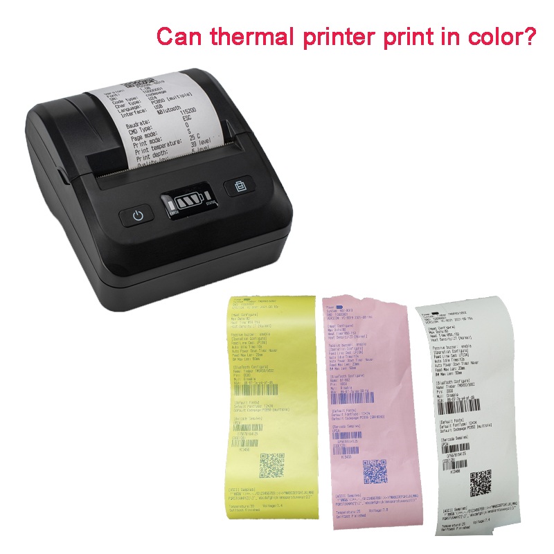 Maaari bang Mag-print ng Kulay ang Mga Bluetooth Thermal Printer?