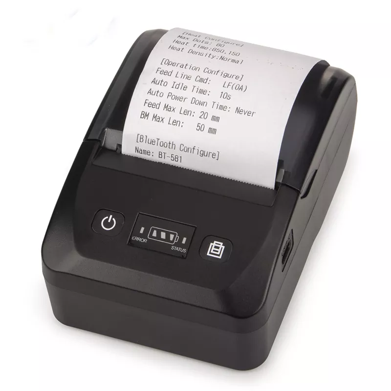 58mm Thermal Bluetooth Portable Receipt Printer